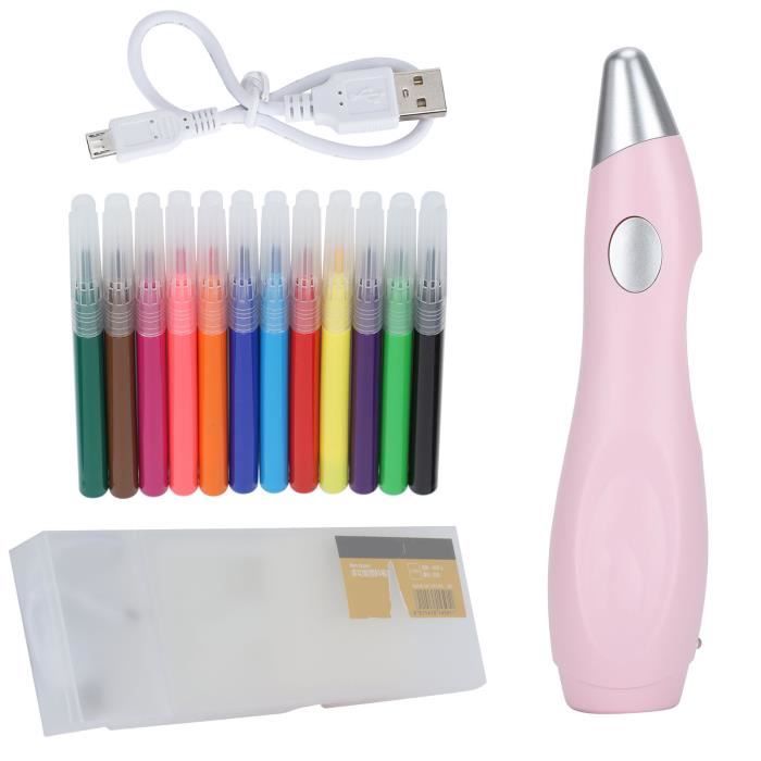 Tbest Stylo De Peinture Diamant éclairé Stylo De Peinture Au Diamant, Perçage De Point D