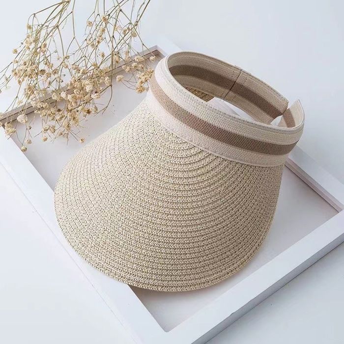 Styel 1 white -Chapeau seau d'été pour femmes, en coton doux, couleur Styel 1 white -Chapeau seau d'été pour femmes, en coton doux, couleur