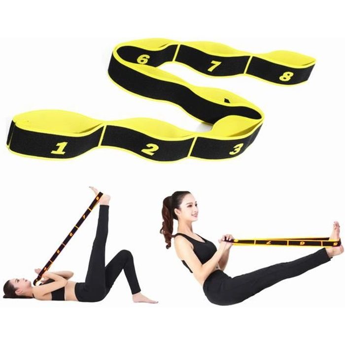 Yoga Femmes Ceinture Élastique Musculation Adulte Danse Latine Fitness Gym  Corde Jambe Bandes De Résistance Sangle Elastiband Sport - Cdiscount Sport