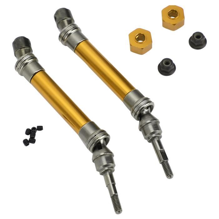 Arbre D'entraînement Avant CVD GPM Pour Traxxas Slash 4x4, Large, Avec Knuckles SLA035-G