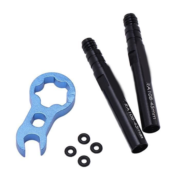 Kit Adaptateurs Valve Presta Vers Voiture Shredr - Aluminium Léger - 5 Couleurs Disponibles