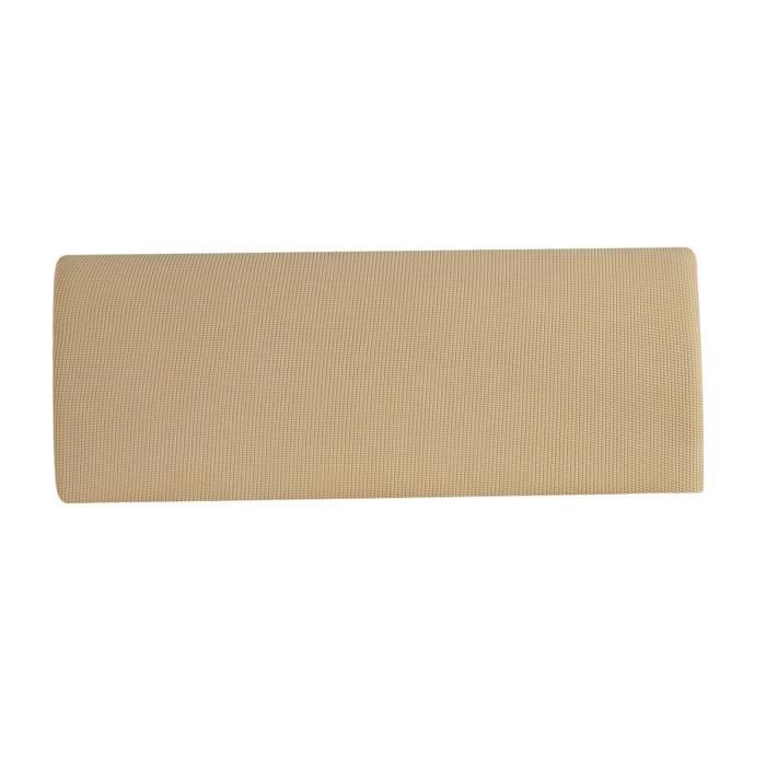 Housse Tête De Lit Velours 180/200cm - Protection Anti-Poussière Extensible Avec Poches (Blanc)
