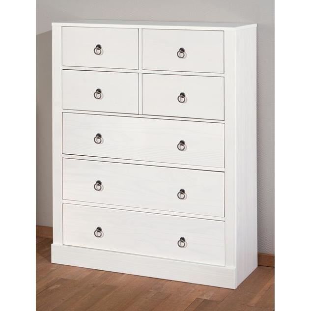 Commode 4 4 Tiroirs En Bois Massif Provence11 Achat Vente