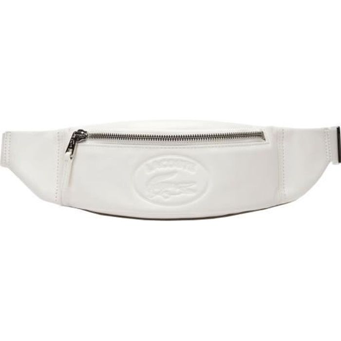 Banane Lacoste ref_46731 E70 Ecru 40*10*6 - Cdiscount Bagagerie - Maroquinerie