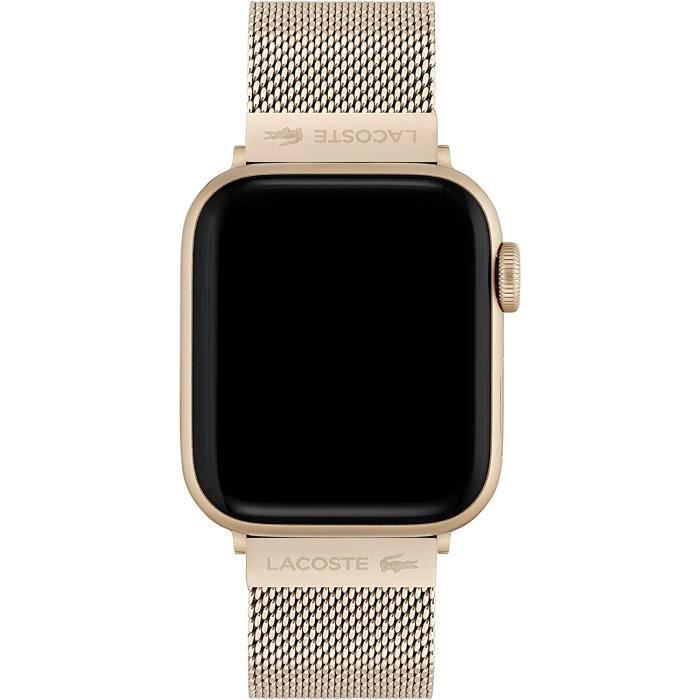 Lacoste Bracelet Unisex pour Apple Watch in Silicone Metal et