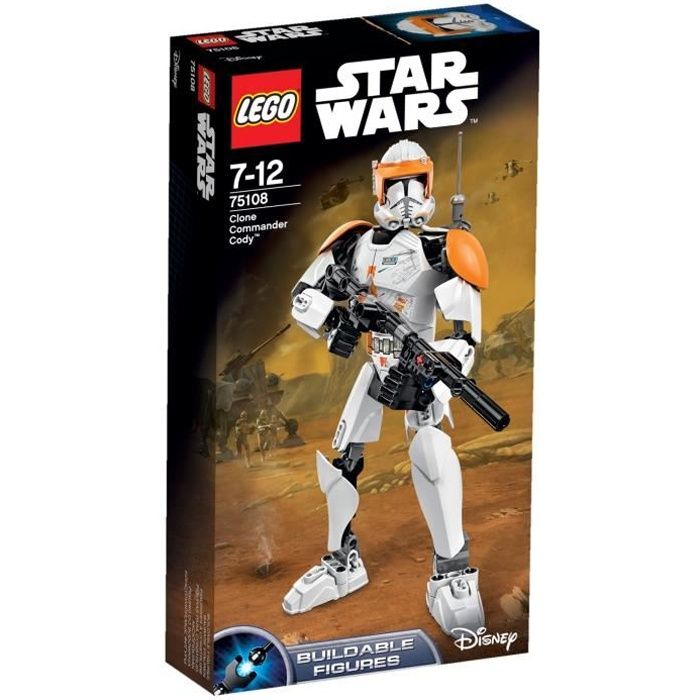 LEGO® Star Wars 75108 Figurine Commandant Clone Cody - Cdiscount Jeux -  Jouets