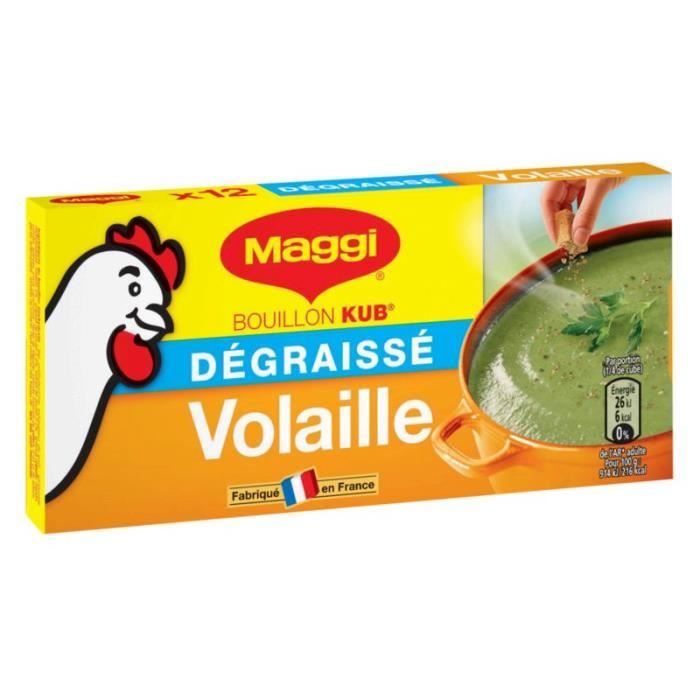 MAGGI Bouillon kub Dégraissé Volaille Cdiscount