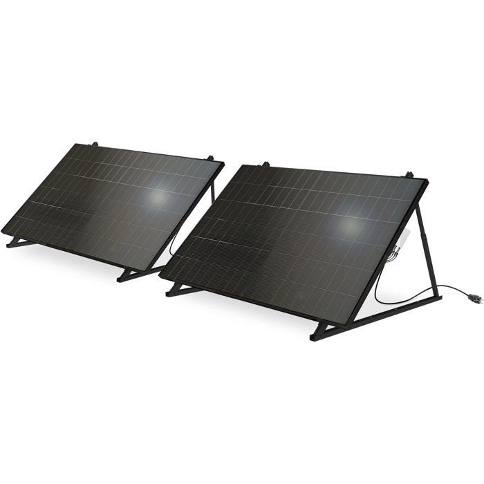 Kit solaire photovoltaïque bifacial - MECAFER - 428210 - 2 panneaux - 1000 W