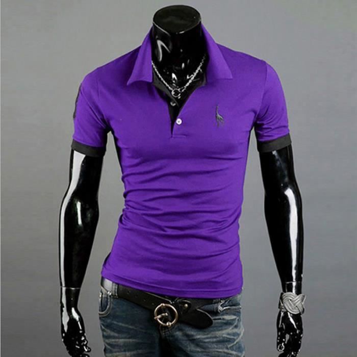 Tee Shirt Homme Manche Courte Polo Homme De Marque Polo Shirt Slim
