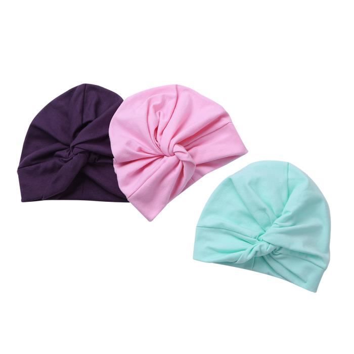 Lot De 3 Unisexe Bonnet Bebe Naissance En Coton Nouveau Ne Turban Bonnet Indien Foulard Chapeau Torsade Beanie Cadeau 10 Mois 4 Ans Type B Cdiscount Pret A Porter