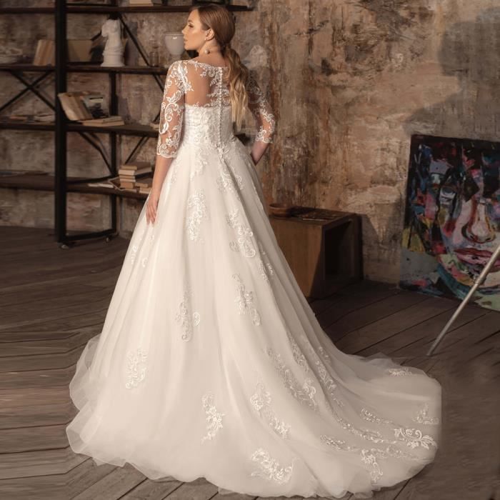 Cdiscount robe de hotsell mariée grande taille