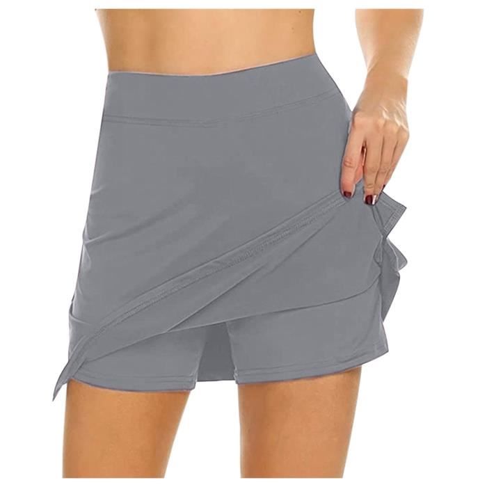 Robe Jupe Short Legere Active Performance Femmes La Course A Pied Le Tennis Golf ZCZ210310333GYM Bluerened06 Gray Cdiscount Pret a Porter