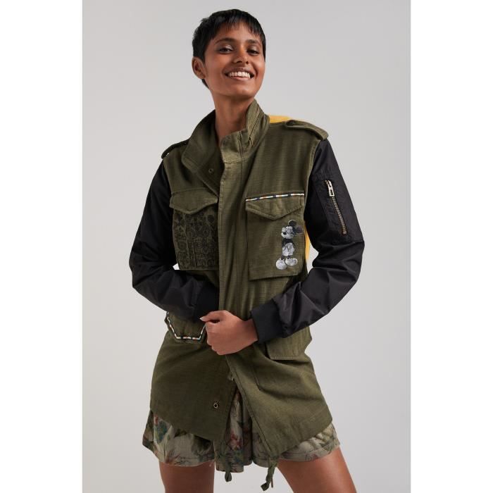 Veste discount desigual kaki