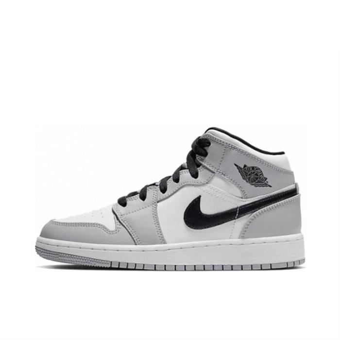 Nike Air Jordan 1 Mid Light Smoke Grey | 554724-092 – SNEAKERS HEAT