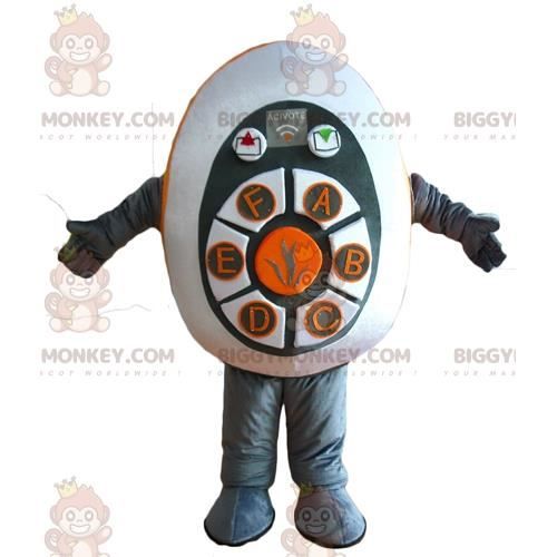 Costume de mascotte BIGGYMONKEY™ de boitier interactif pour le code de ...