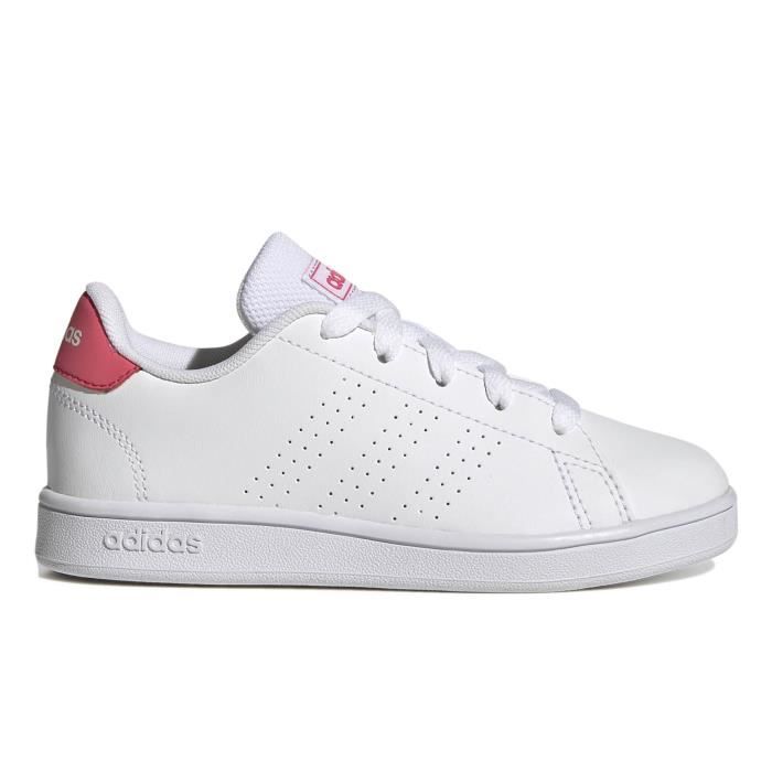 ADIDAS Baskets Vs Advantage Clean - Enfant Fille - Blanc et rose Blanc et  rose - Cdiscount Chaussures