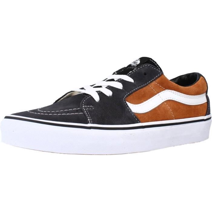 vans orange montante