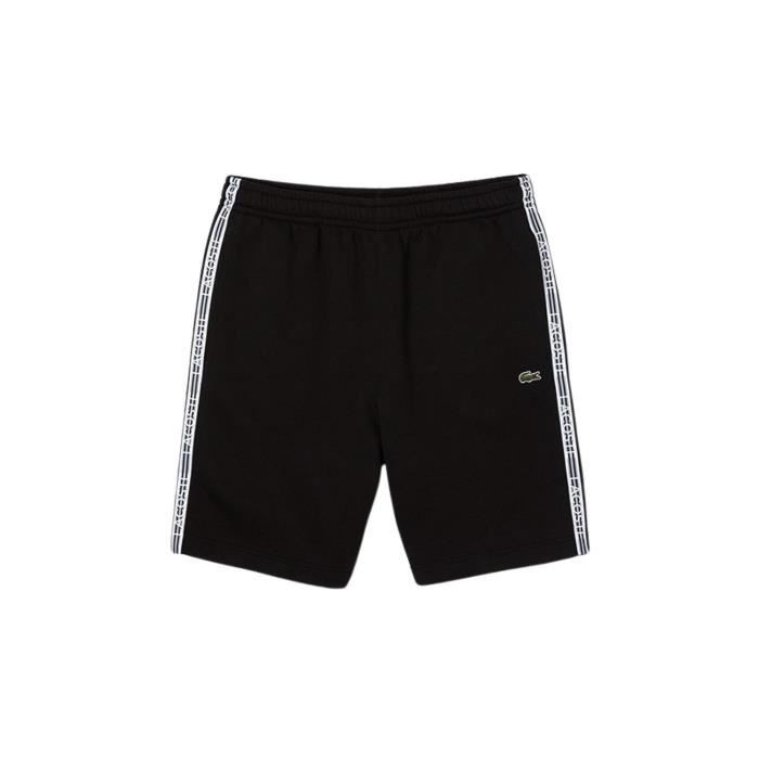 Short top lacoste noir