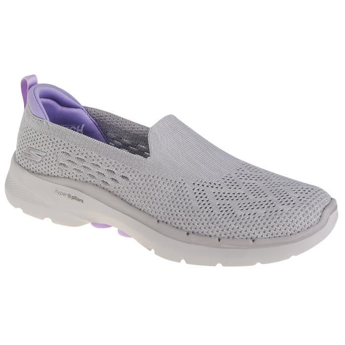 Sneakers Skechers Go Walk 6 Valerie 124532 GYLV Femme Gris Gris
