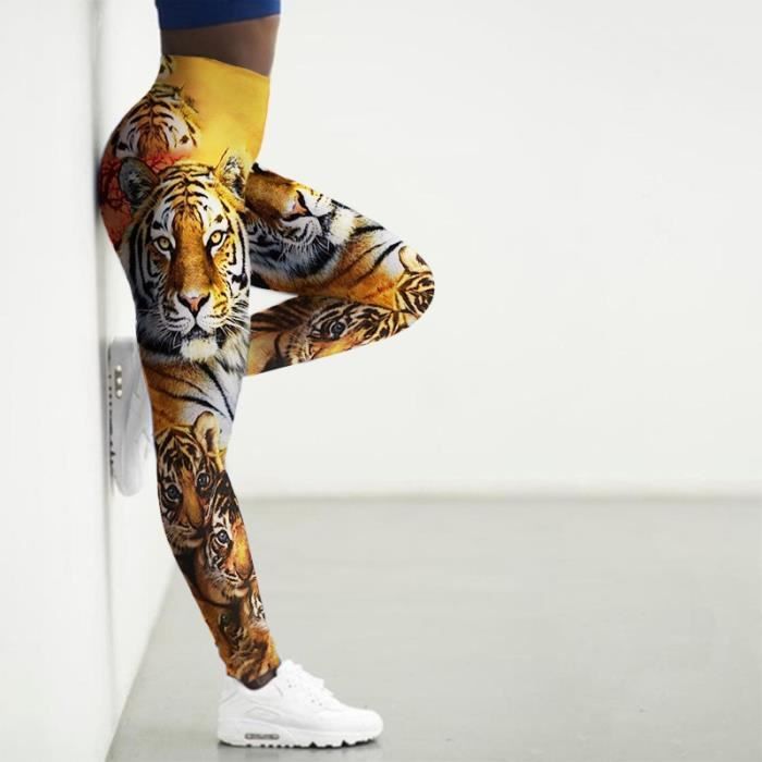Legging Femmes de sport imprim tigre 3D pour FR2929 29