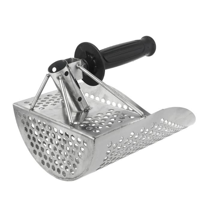 Pelle à Frites Inox Double Poignée - Spatules et Pelles de Cuisine Professionnelles - La Toque d'Or