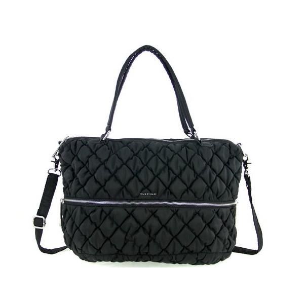 Sac Cabas Zippe Paquetage ZEPHYR Matelasse Noir