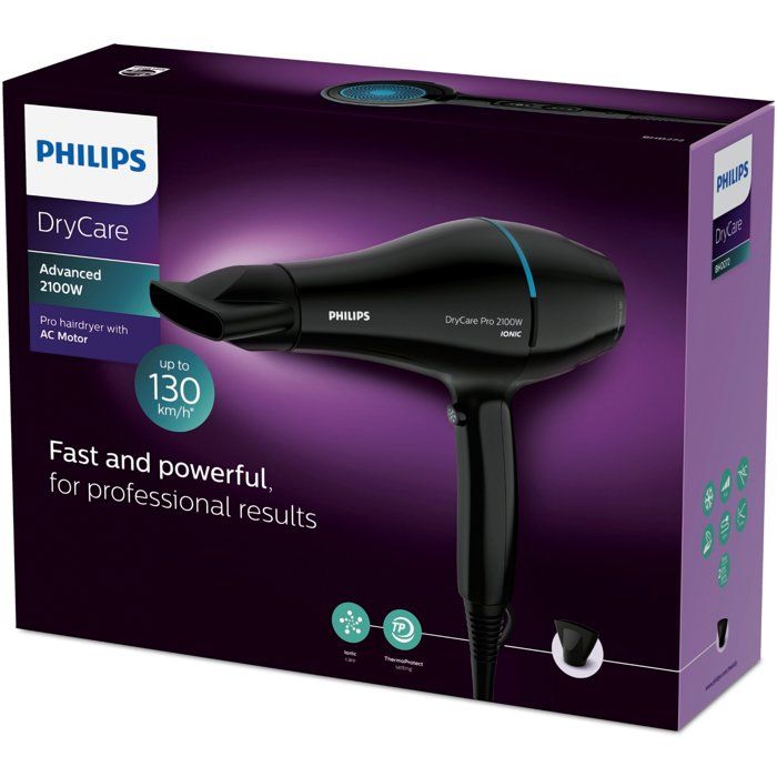 Sèche-cheveux - PHILIPS - BHD272/00 - DryCare Pro - 2100 W - moteur AC