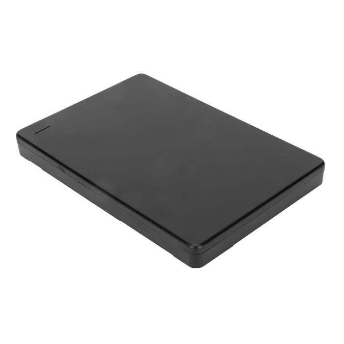 Disque dur externe 2 Disque dur externe Portable USB3.0 de 25 pouces 5Gbps haute informatique interne Argent Noir 1 To