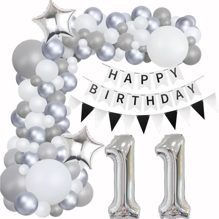 Déco Anniversaire 1 An Bohème – 57 Ballons, Bannière Ours, Chapeau, Décoration Gâteau – Garçon Fille