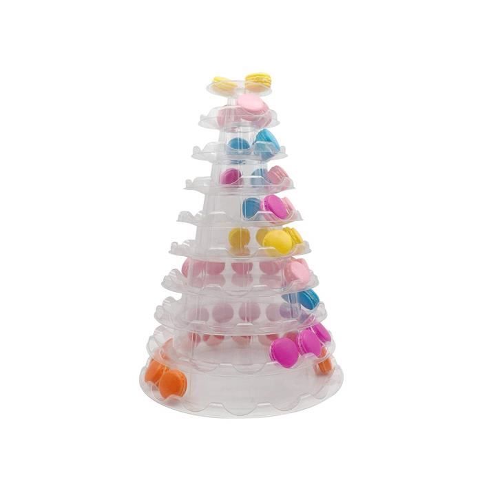 Présentoir Macarons 10 étages - Support Gâteaux Pour Mariage, Anniversaire | Décoration événement
