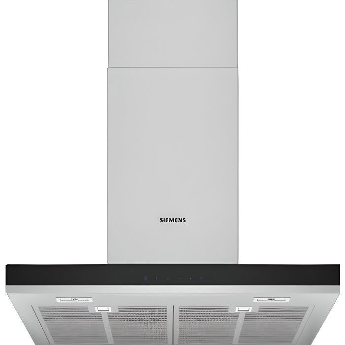 Hotte décorative Siemens iQ300 LC67BHM50 Acier inoxydable