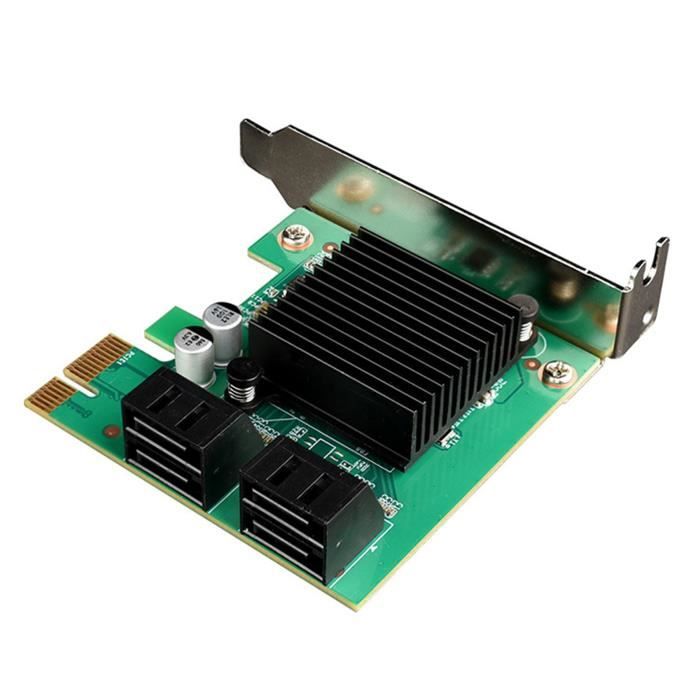 Carte Pcie Sata 3.0, Carte D'Extension Pci-E À 6 Ports Sata 3.0