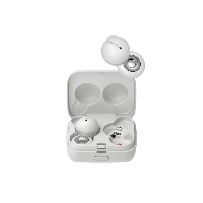 Écouteurs Bluetooth sans fil SONY LinkBuds WFLS900 - Autonomie jusqu'à 17,5  h - Blanc - Cdiscount TV Son Photo