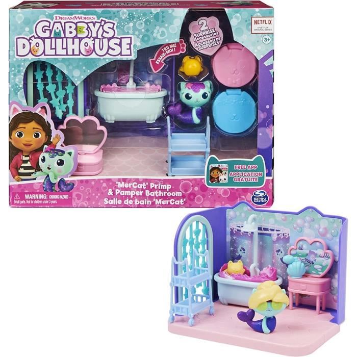 Gabby et la Maison Magique - Playset Deluxe La Salle de Bain de Marine - 1  figurine + accessoires - Cdiscount Jeux - Jouets