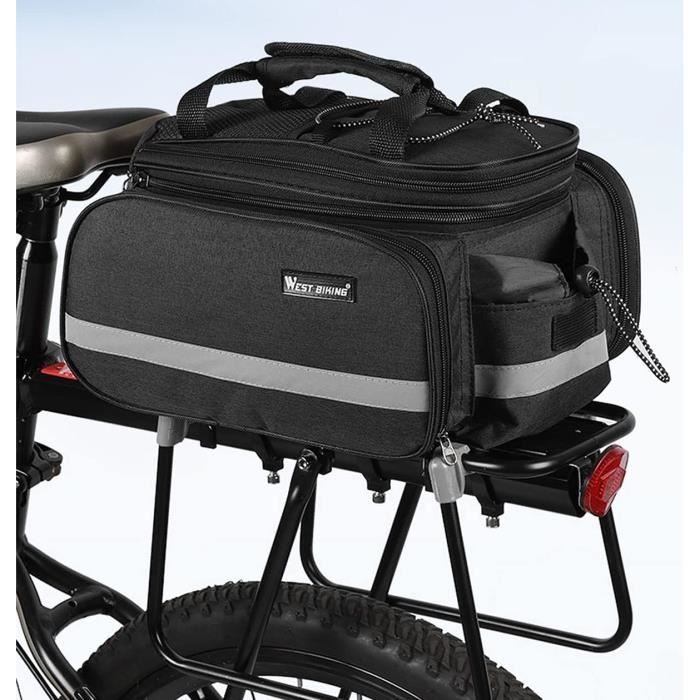 Sacoche de velo pour velo Sac a Dos Sac de Selle etanche Porte Bagages Sac de Transport lateral Sacoche avec Cadre 307 Cdiscount Sport