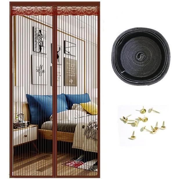 Moustiquaire Sur Mesure De Fenetre, 75x190 Cm Moustiquaire Baie