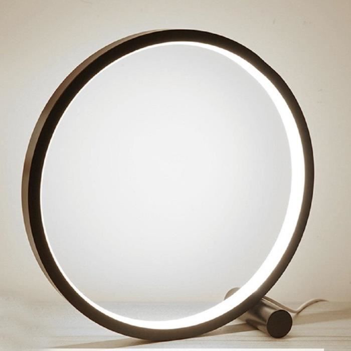 Socle Rond En Bois Pour Lampe LED - Base Décorative Pour Veilleuse Ou Lampe De Table, Diamètre 15 Cm