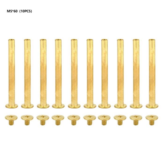 10pcs M5x12mm Acier allié 12.9 Bouchon creux hex tête