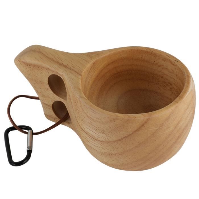 Tasse D'Escalade Asiasioc Avec Poignée - Parfaite Pour Camping, Randonnée, Café & Thé En Plein Air (Noir)