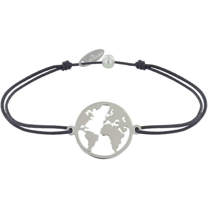 Bracelet En Argent Et émail - Motif Drapeaux Divers - Taille M38 - Occasion
