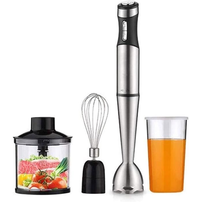 400W Hand Immersion Blender 4In1 Hand Blender 304 Stainless Steel