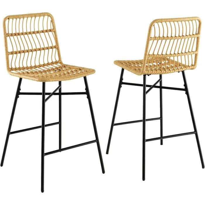 Tabouret En Rotin 2