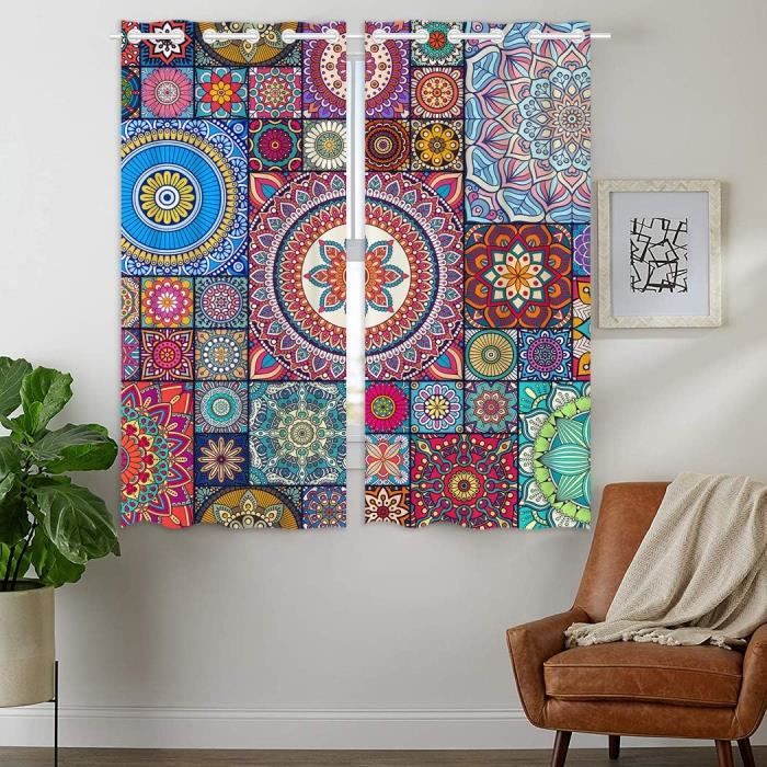 Rideau Occultant - Rideau Thermiques Isolant Anti Uv, Lot De 2 Rideaux