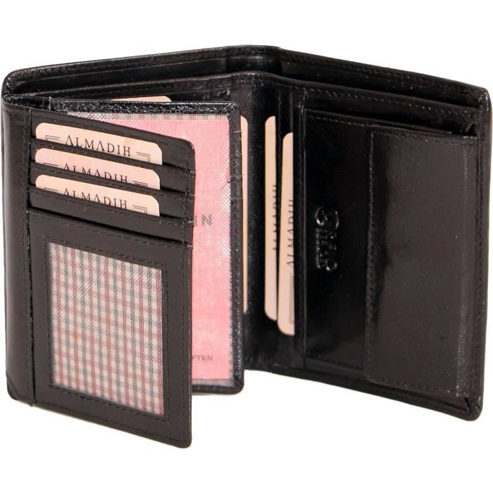 Portefeuille Unisexe En Cuir PU Motif Yeux - Compact, Léger - Plusieurs Emplacements Cartes - Protection Anti-chute Et Discrétion