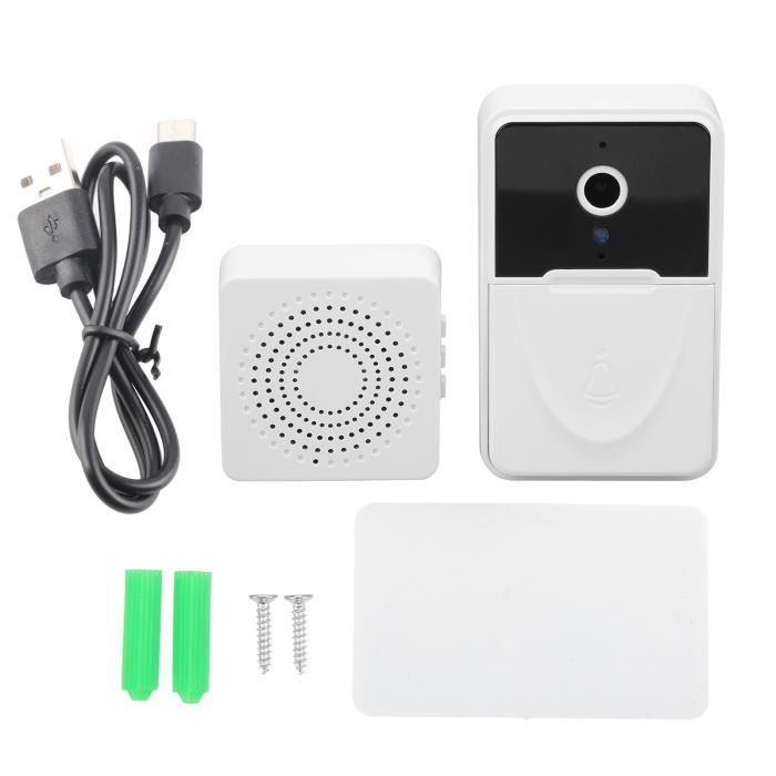 KAI-Sonnette sans fil X3 Sonnette Vidéo Intelligente Wi-Fi Visible