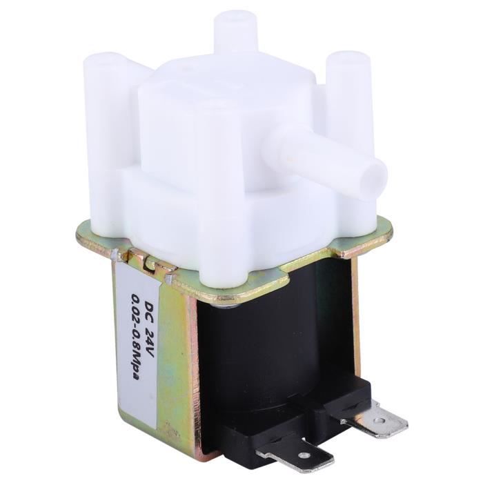 Vanne 12/24/110/220V électrovanne sous pression vanne d'entrée 10mm for distributeur d'eau purificateur d'eau vanne d'eau en plastique (Size : 12V