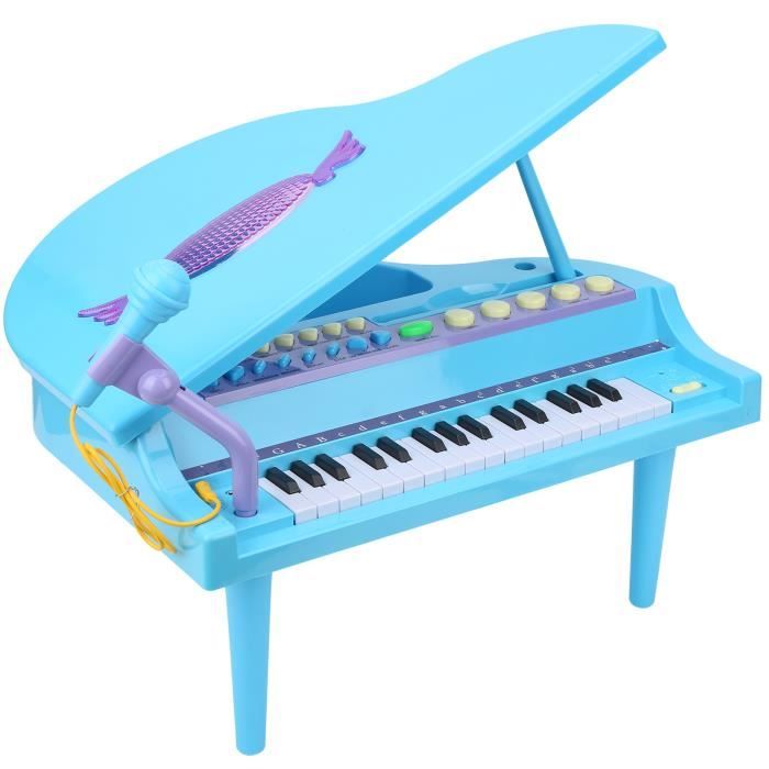 Jouet de clavier de piano pour tout-petit, piano électrique portable à 32  touches, instrument de musique éducatif