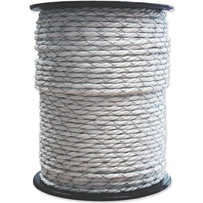 Lot De 10 Piquets De Clôture Électrique Blancs - 160 Cm - Pour Ruban Ou Corde