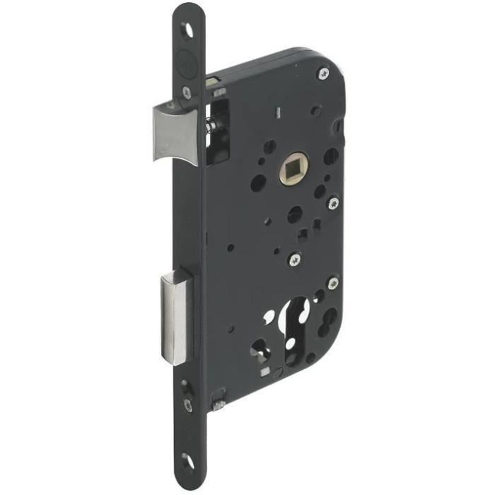 Serrure à encastrer trou de cylindre - YALE - Y60R-A40/N - Axe 40mm - Coffre 148mm - Porte dentrée locaux sensibles - Noir