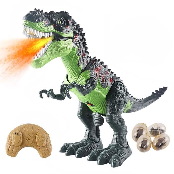 Jouet dinosaure télécommandé pour Enfant, jouet dinosaure avec télécommande  avec son et lumières qui marchent et rugissent-Bleu - Cdiscount Jeux -  Jouets